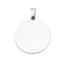 PINGENTE REDONDO BANHADO A OURO L