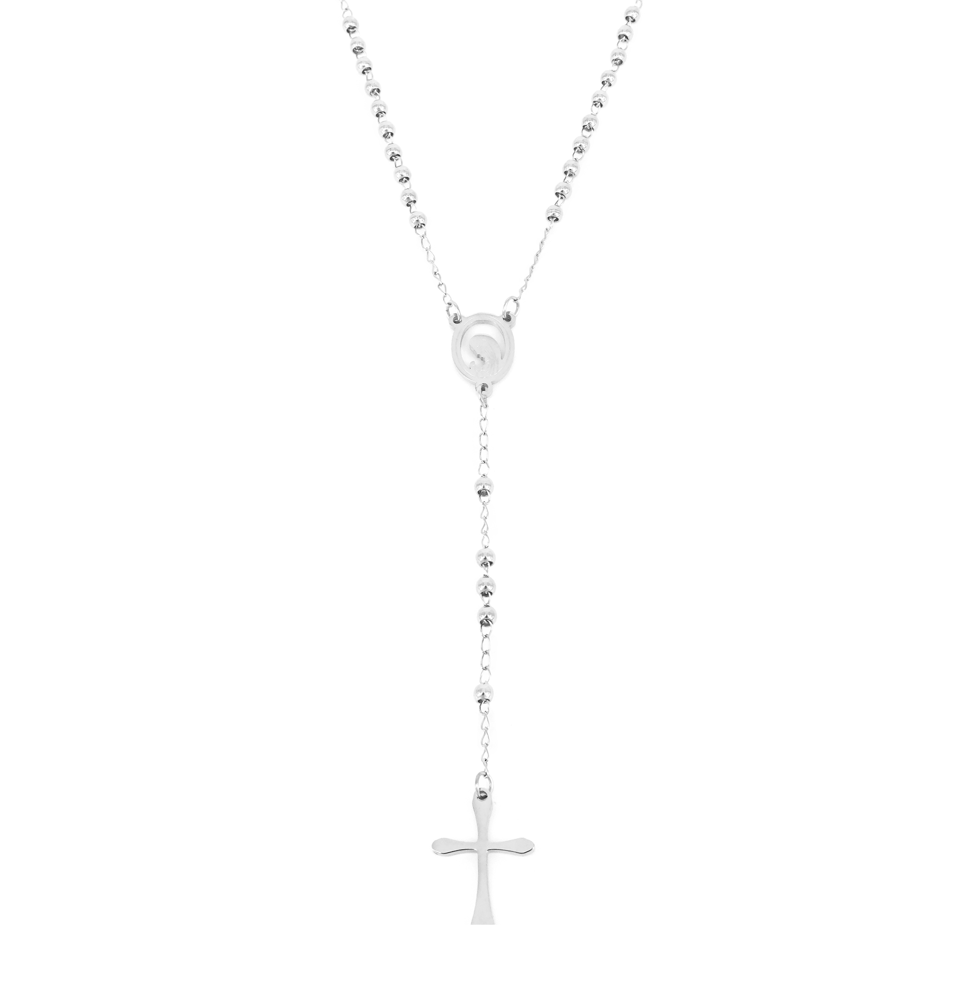 TERÇO FAITH BOLINHA BANHADO A OURO