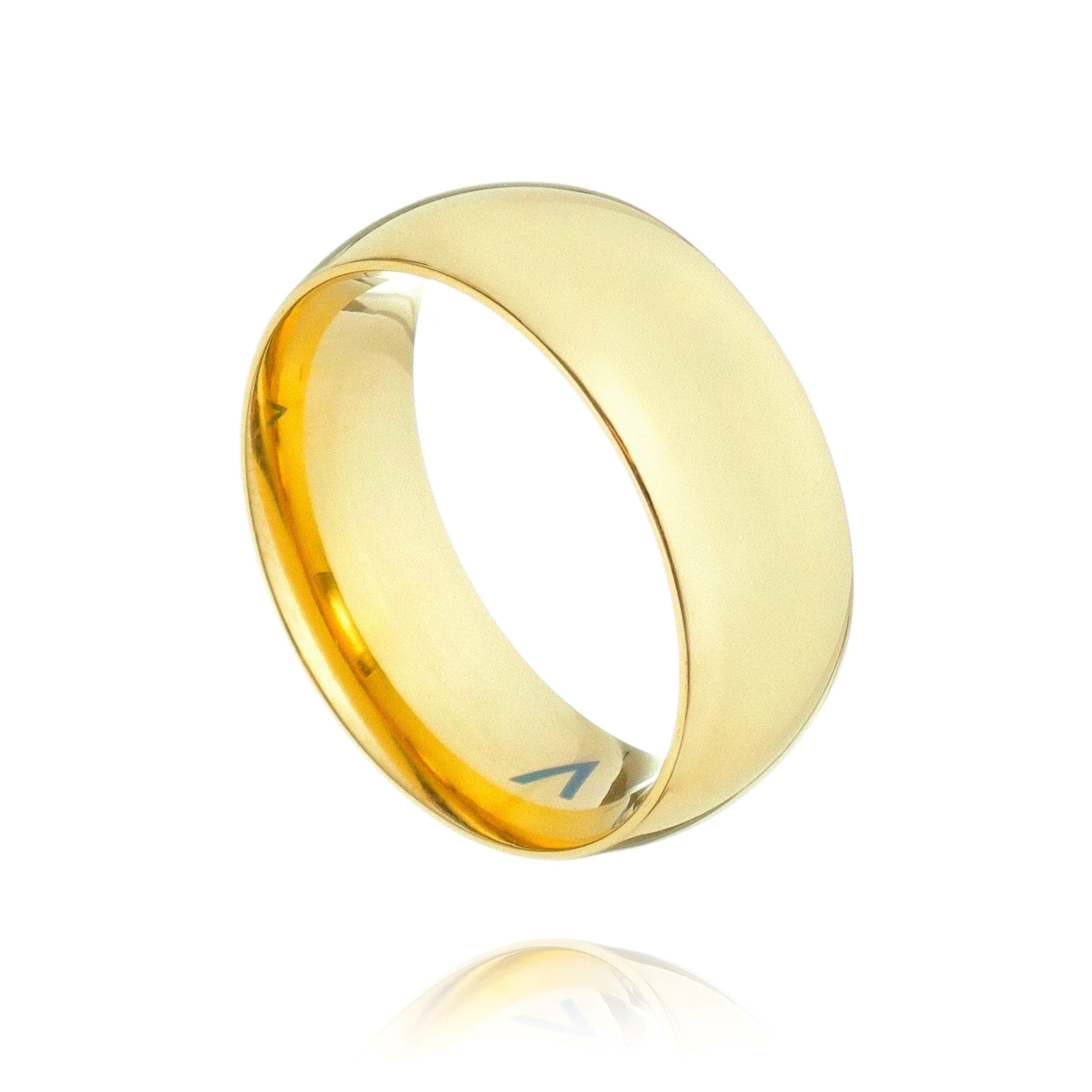 ALIANÇA BASIC ABAULADA BANHO