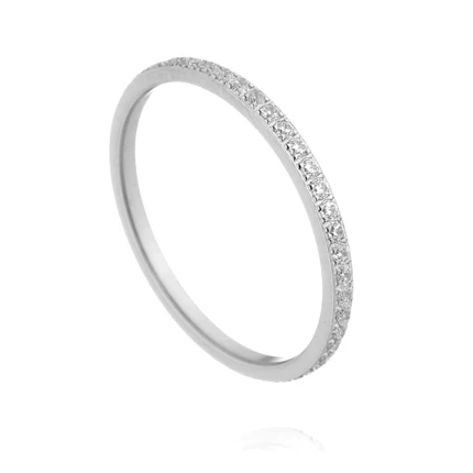 ALIANÇA OUI COM ZIRCÔNIAS